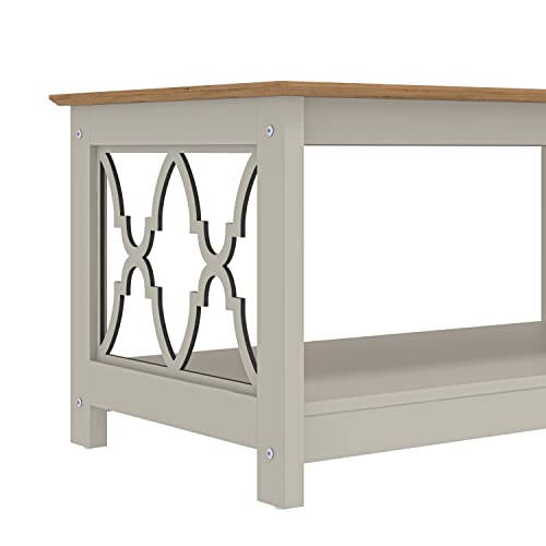 Galano Nova Coffee Table - Modern Distressed Oak Finish