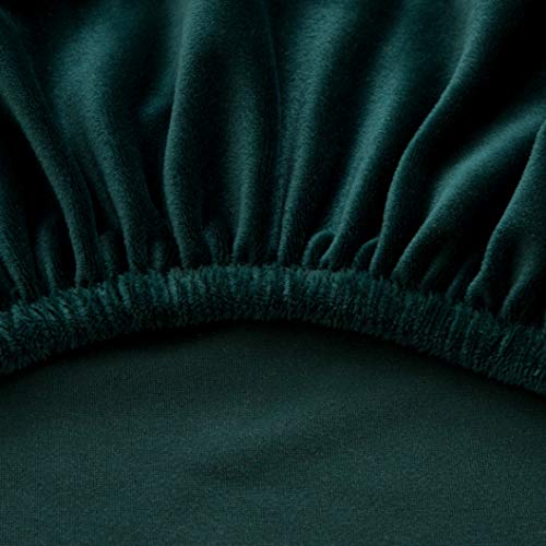 Tub Chair Cover 2 Piece Set - Upgraded 2 IN 1 Design Removable High Stretch Soft Velvet Sofa Couch Arm Bucket Chairs Armchair Seat Covers with Cushion Cover for Dining Living Room Office Reception