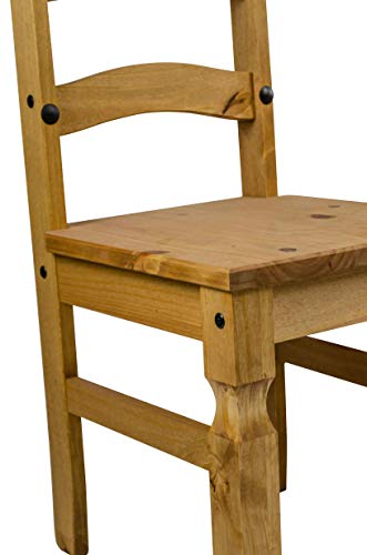 Mercers Furniture Corona Pair of Chairs Dining Room Furniture Solid Pine