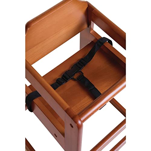 Bolero Wooden Highchair Dark Brown Wood Finish for Dining and CafпїЅ 750X510X510Mm