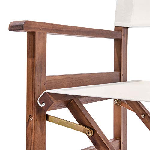 Plant Theatre Super Sturdy Director's Chair in Warm Beige