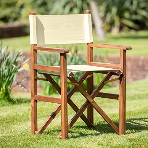 Plant Theatre Super Sturdy Director's Chair in Warm Beige