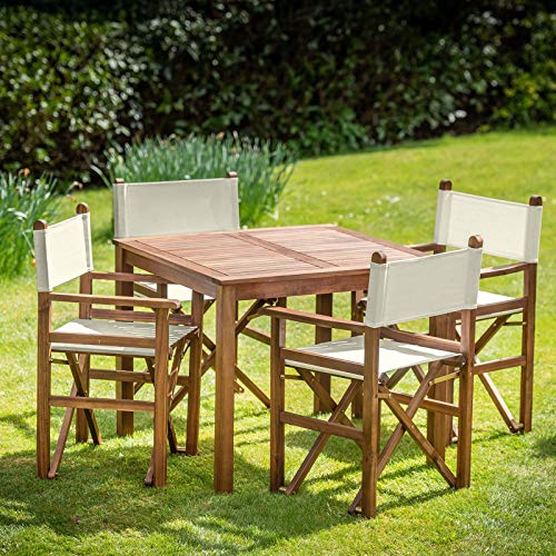 Plant Theatre Super Sturdy Director's Chair in Warm Beige