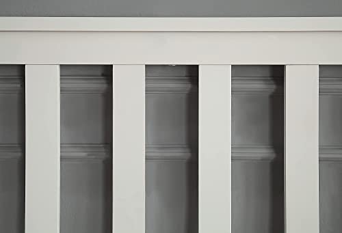 Home Treats 3ft Single Bed In White Solid Pine Wooden Frame Perfect For Adults Kids Teenagers Fitted Slats Strong Support Legs With Smooth Finish (Single)