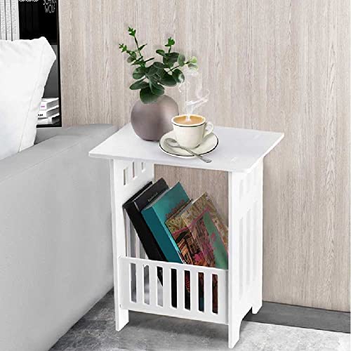 Holdfiturn Bedside Tables Bedside Drawers Cabinet Side End Table Nightstand Storage Organizer Home Stand for Home Bedroom