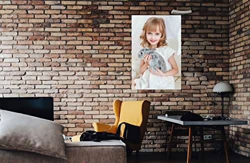 Artley Prints Portrait Personalised Canvas With Photos Custom Prints on Canvas Wall Art Pets, Baby, Wedding Pictures 30 x 20cm (12 x 8 inches) A4