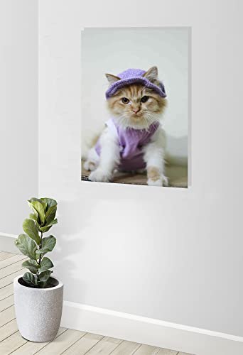 Artley Prints Portrait Personalised Canvas With Photos Custom Prints on Canvas Wall Art Pets, Baby, Wedding Pictures 30 x 20cm (12 x 8 inches) A4