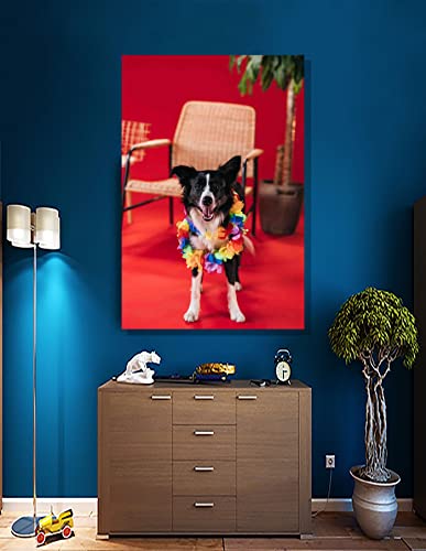 Artley Prints Portrait Personalised Canvas With Photos Custom Prints on Canvas Wall Art Pets, Baby, Wedding Pictures 30 x 20cm (12 x 8 inches) A4
