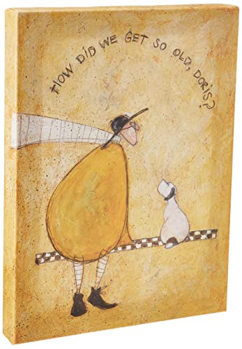 Sam Toft - WDC92772 - 'How Did We Get So Old, Doris?' Print on Canvas - 30x40cm, Silver
