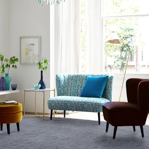 XSIVOD Grey Ultra Soft Floor Carpet, Luxury Fluffy Shag Lounge Area Rug Ideal for Living Room, Bedroom, Nursery, Kids Baby Room, 120x160cm