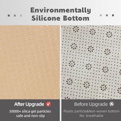 Aspire Homeware Rugs Living Room - Grey Area Rugs for Bedroom Anti Slip - Modern Super Soft Thick Pile Small Fluffy Shaggy Rug Non Shedding, 50cm x 80 cm