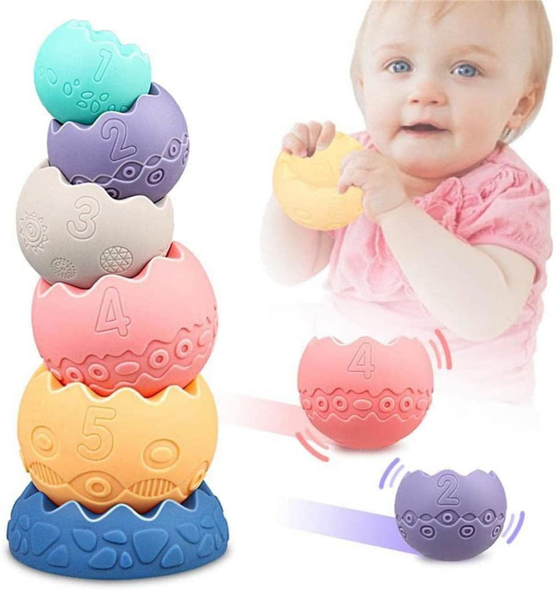 Montessori Stacking Balls - 6pcs