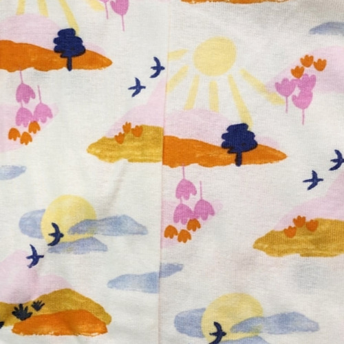 Pink Floral Baby Footless Pajamas - 2 Pack