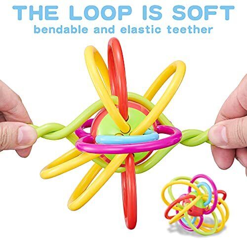 Sensory Baby Rattle and Teether Balls, USA