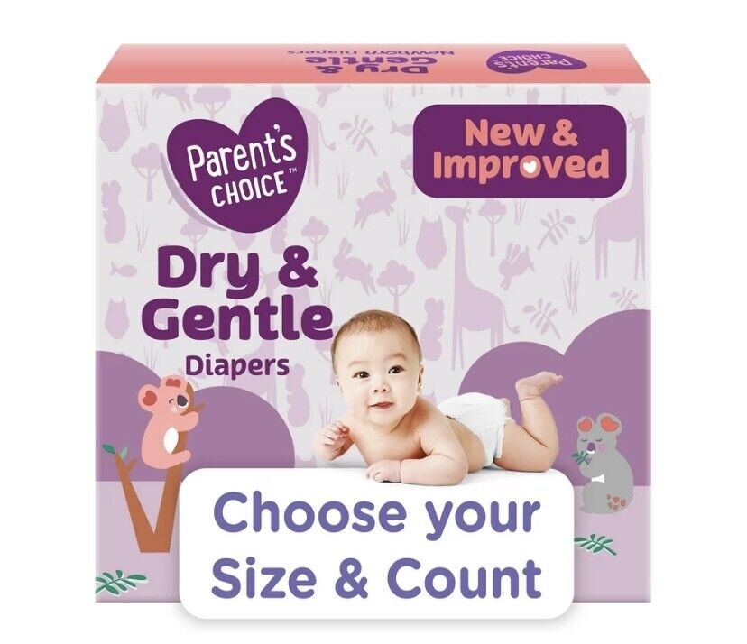 Diapers Parent's Choice - Baby Diapers Size 1 2 3 4 5 6 & 7