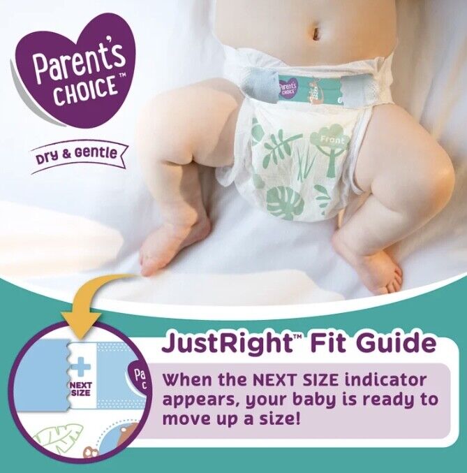 Diapers Parent's Choice - Baby Diapers Size 1 2 3 4 5 6 & 7