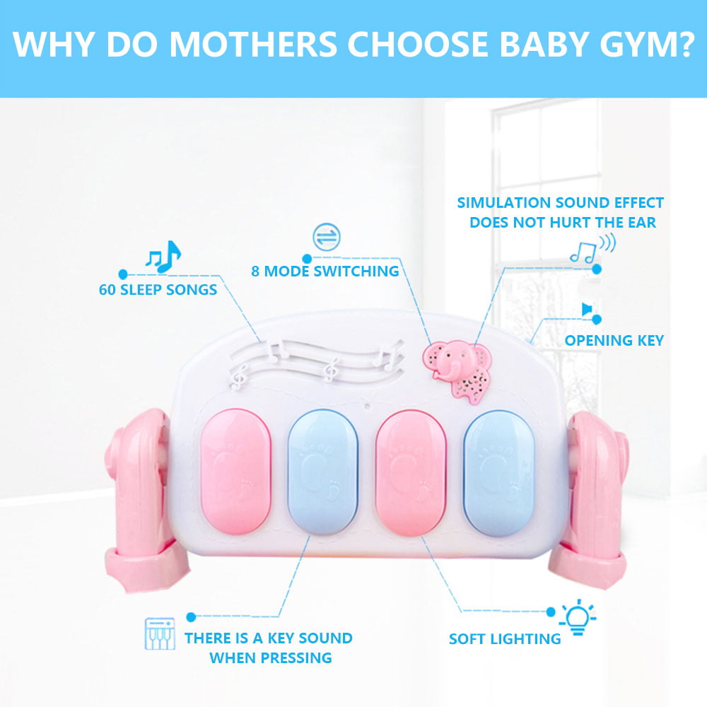 Willstar 3-in-1 Baby Play Mat with Music