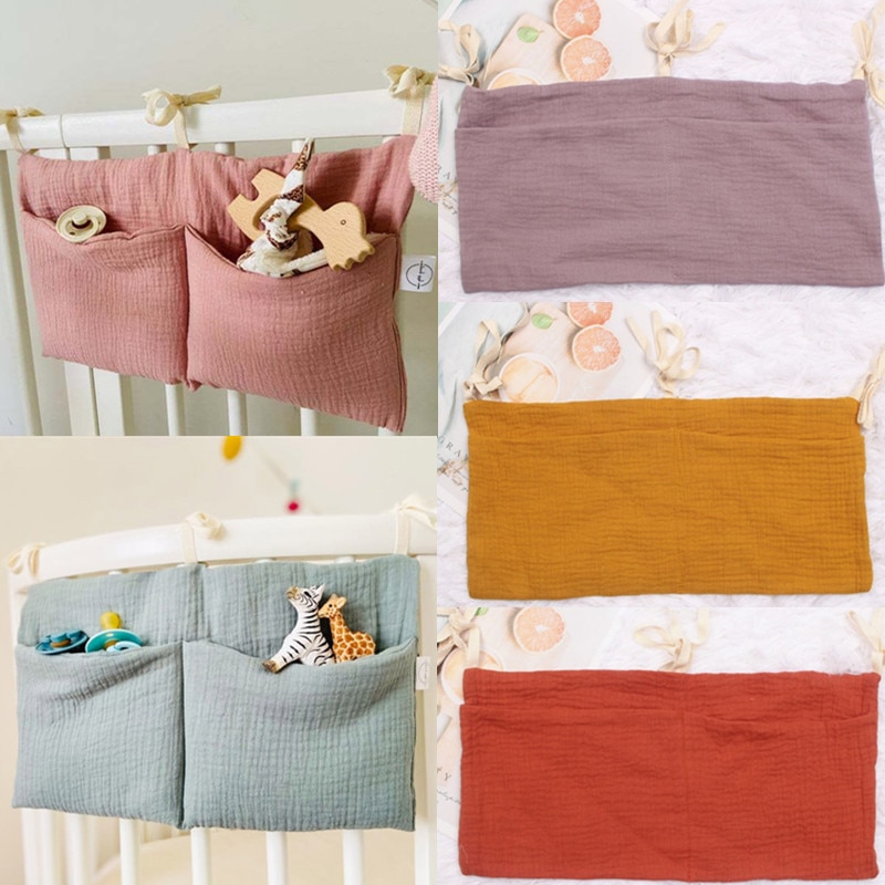 Portable Baby Crib Headboard Organizer