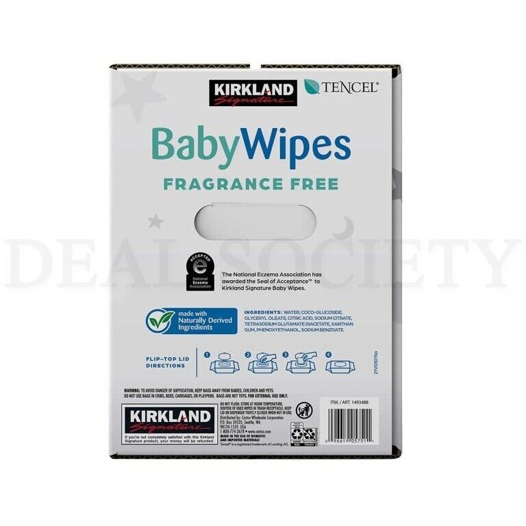 Kirkland Signature Baby Wipes - 900 Count