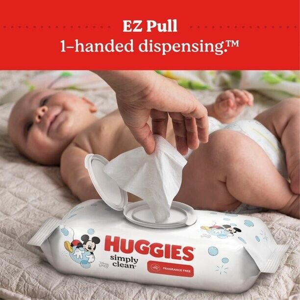 Huggies Simply Clean Baby Wipes - 704 pack