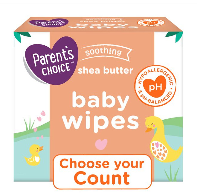 Parent's Choice Shea Butter Baby Wipes Count 1200