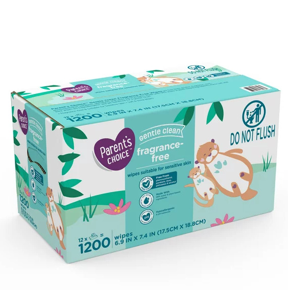 Fragrance-Free Baby Wipes - 1200 Total!