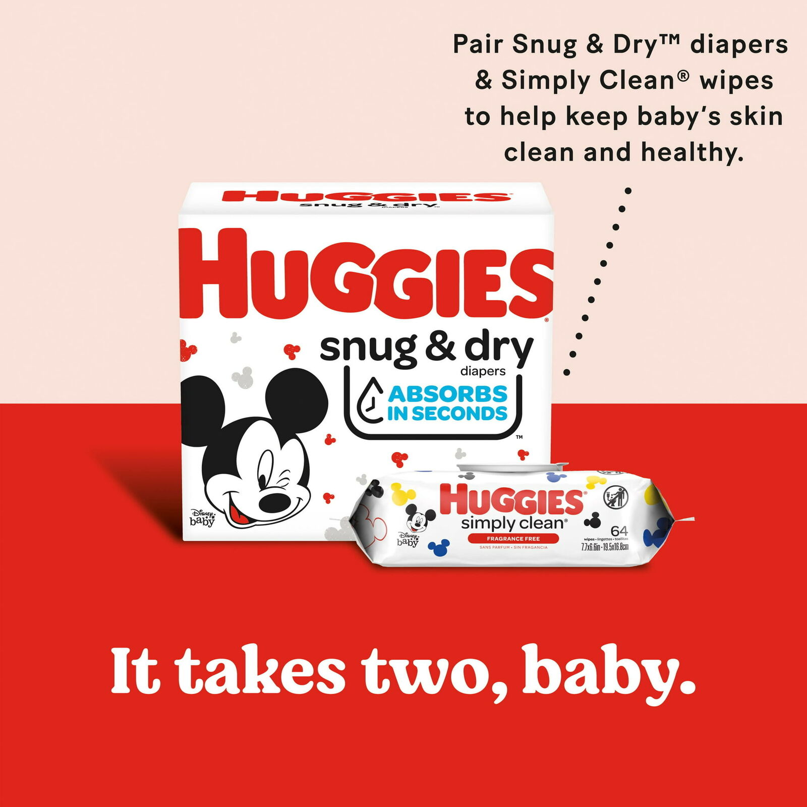 Huggies Simply Clean Baby Wipes, 11 Packs