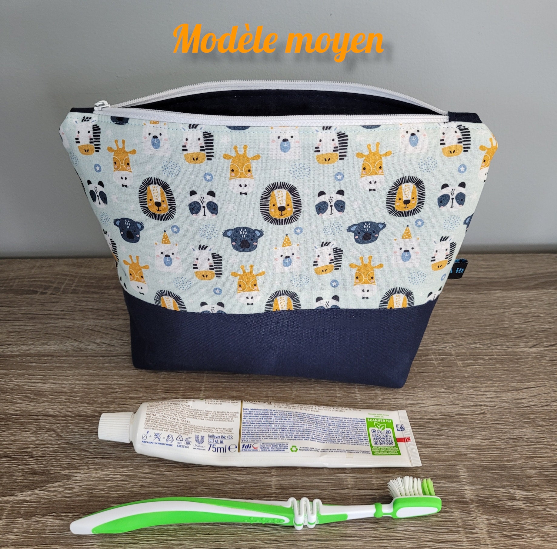 Custom Lion Baby Toiletry Bag