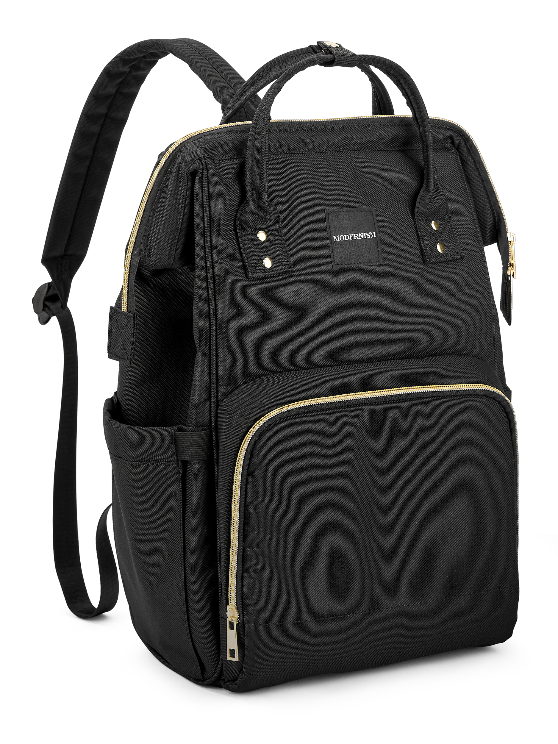 Black MODERNISME Backpack Diaper Bag
