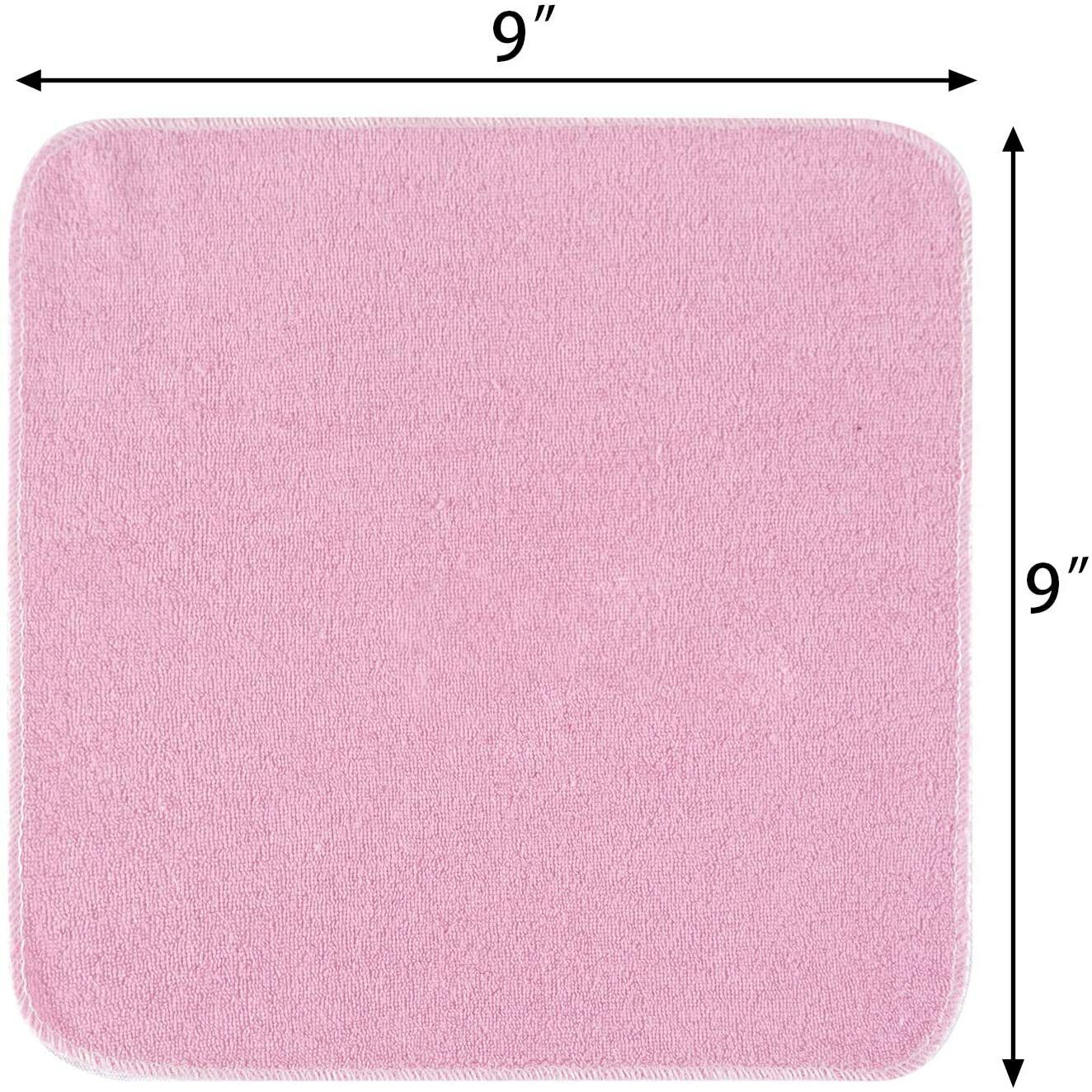 Soft 24-Pack Baby Girl Washcloths