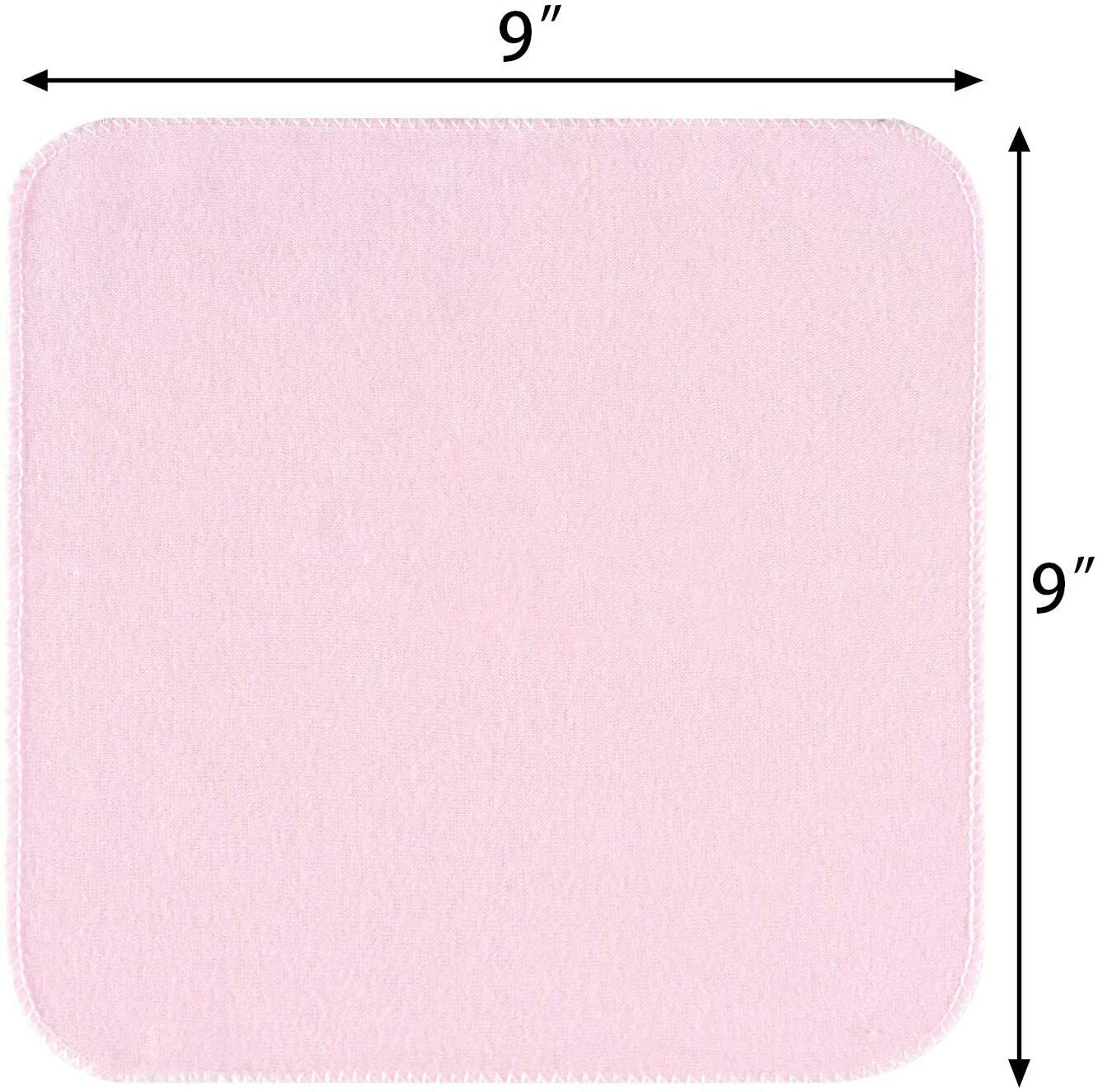 Soft 24-Pack Baby Girl Washcloths