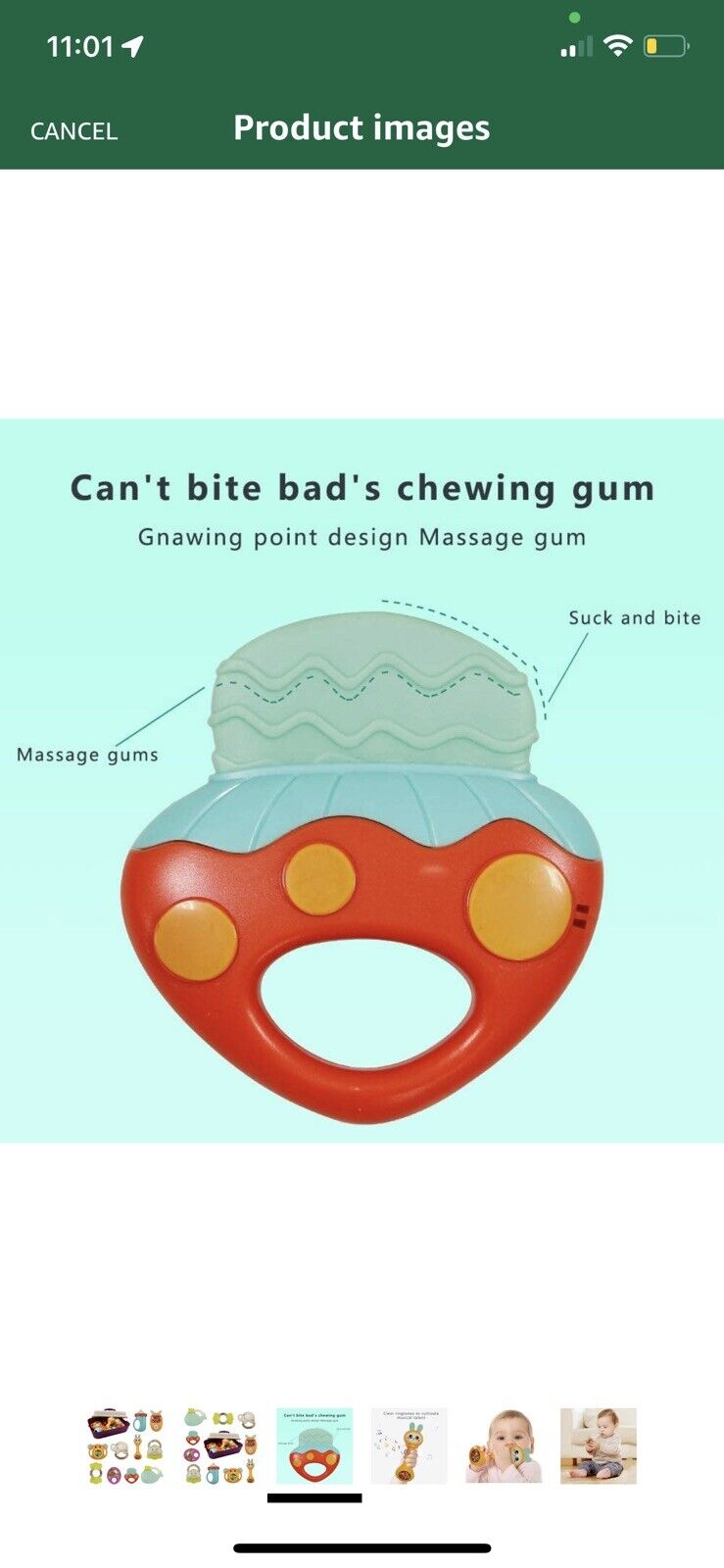 10-Piece Baby Rattles & Teethers Set