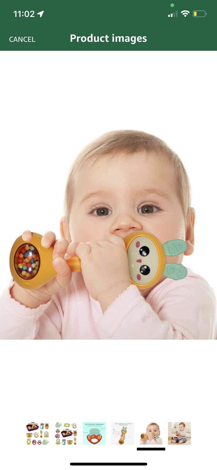 10-Piece Baby Rattles & Teethers Set