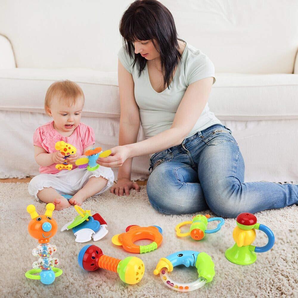 9 Piece Newborn Toy Set for Babies