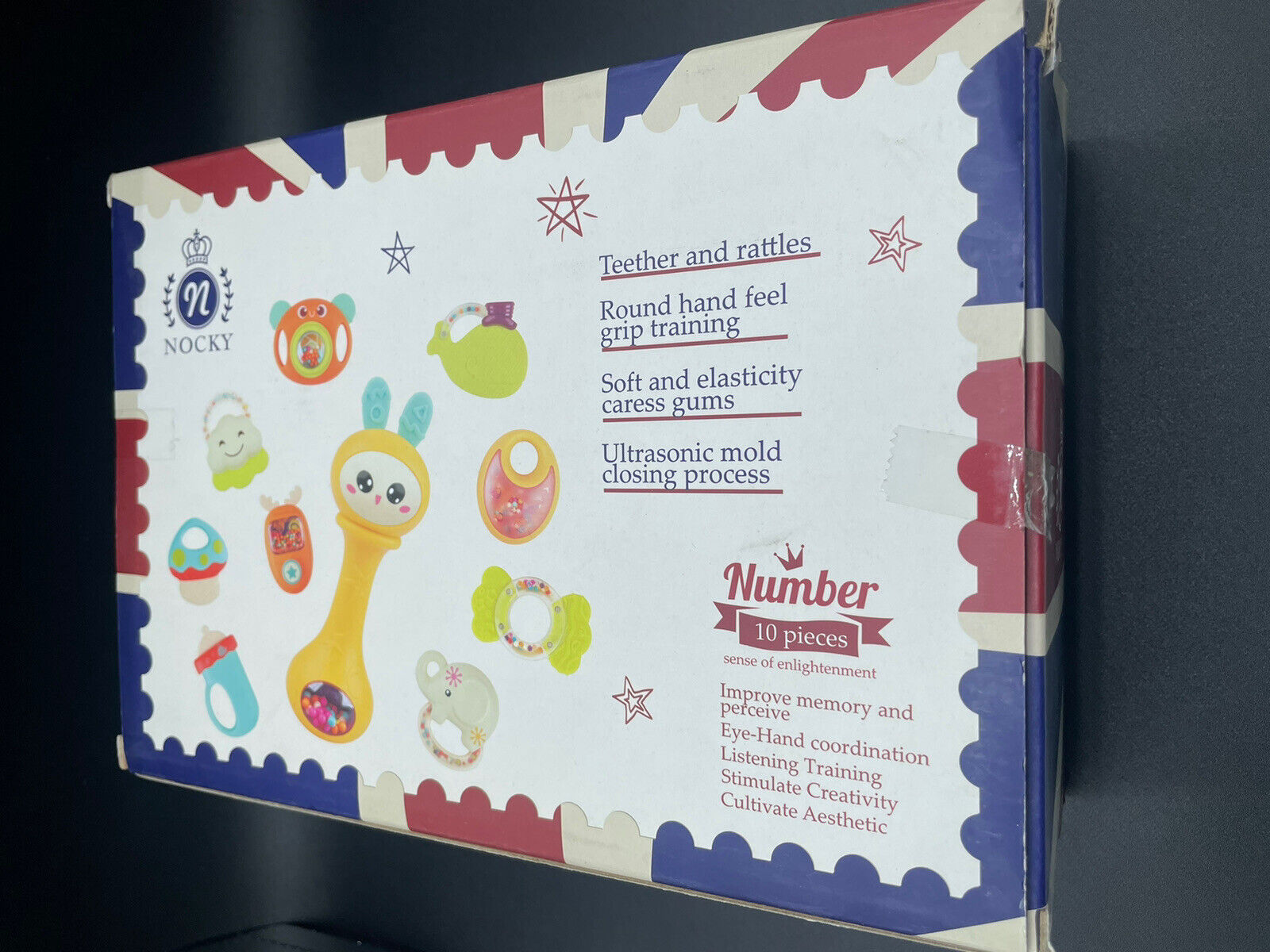 10-Piece Baby Rattles & Teethers Set