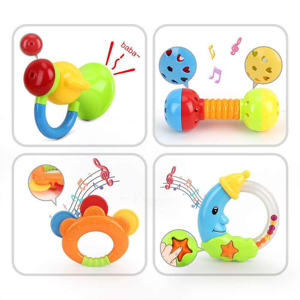 9 Piece Newborn Toy Set for Babies