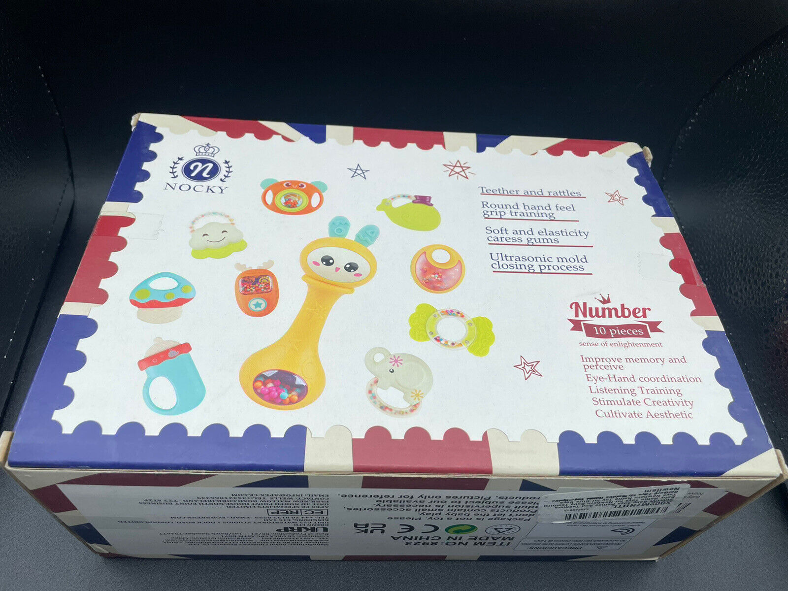 10-Piece Baby Rattles & Teethers Set