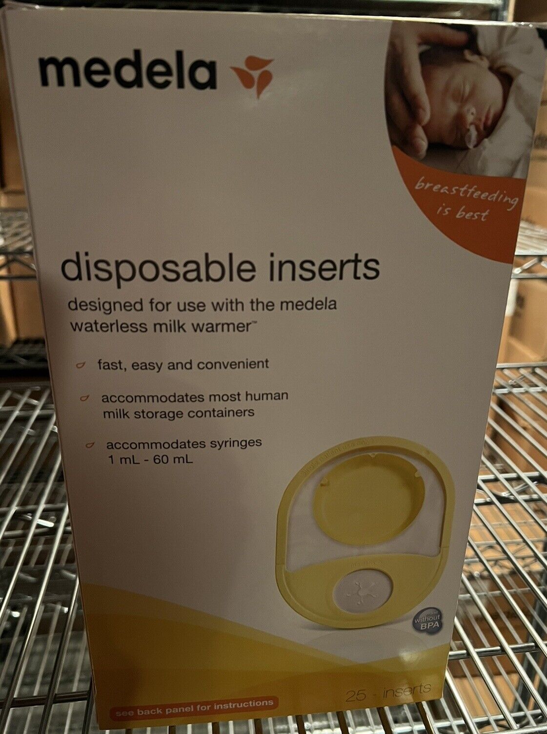 Medela Disposable Inserts for Waterless Milk Warmer - 25 pk
