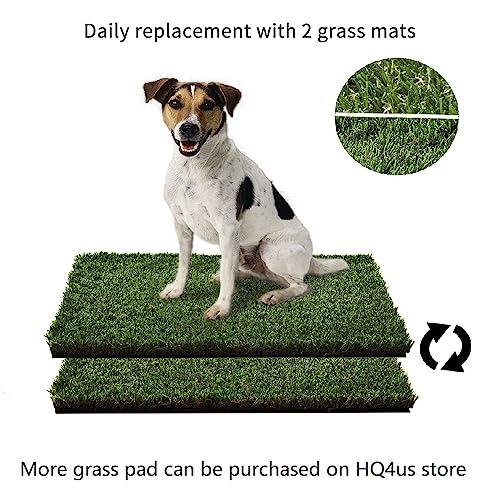 Large Dog Grass Pad with Tray, Artificial Turf