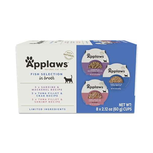 Applaws Natural Wet Cat Food, Fish Variety Pots