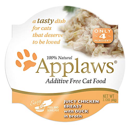 Applaws Cat Food Broth Variety Pack, 12 Pots