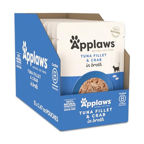 Applaws Tuna & Crab Wet Cat Food Pouches