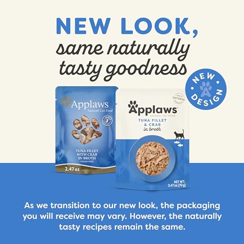 Applaws Tuna & Crab Wet Cat Food Pouches
