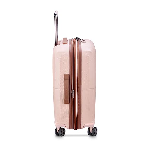 Pink St. Tropez Carry-on Luggage with Spinner Wheels