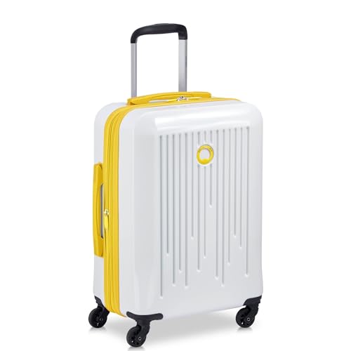 DELSEY Paris Christine White & Yellow Carry-On Spinner