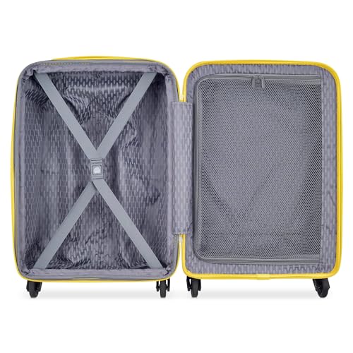 DELSEY Paris Christine White & Yellow Carry-On Spinner