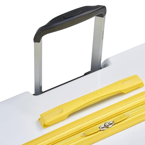 DELSEY Paris Christine White & Yellow Carry-On Spinner