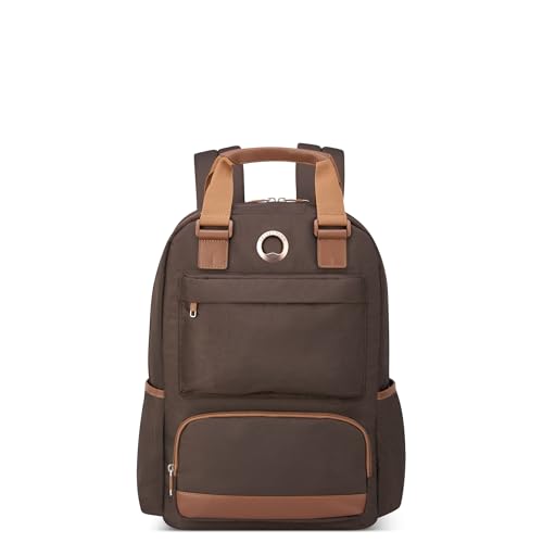 DELSEY Paris Laptop Travel Backpack, Chocolate Brown, 16.5