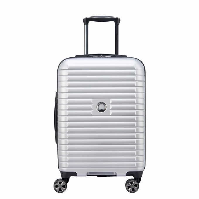 Delsey 2-piece Silver Hardside Trunk Set