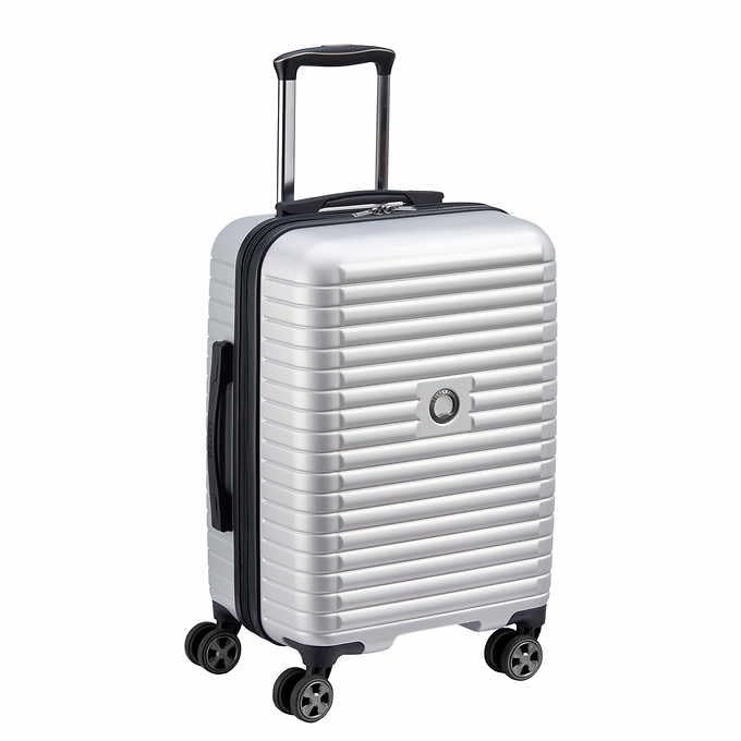 Delsey 2-piece Silver Hardside Trunk Set